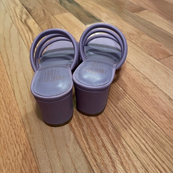 Charlotte Stone Lavender Heels Sandals - Picture 2 of 4